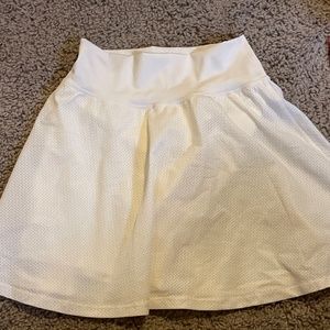 Buff bunny white golf skirt